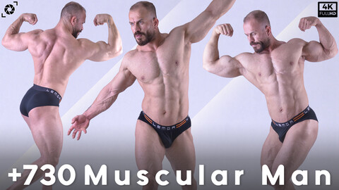 +730 Muscular Man References Pictures - Vol 03