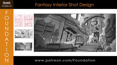 Foundation Art Group - Fantasy Interior Shot Design with Charles Lin