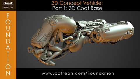 Foundation Art Group - 3D Concept Vehicle - Part 1 with Norris Lin