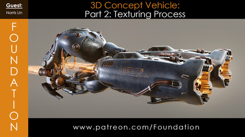 Foundation Art Group - 3D Concept Vehicle - Part 2 with Norris Lin