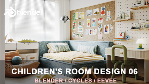 Children's room 06 for for Blender