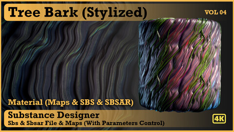 Tree Bark - Vol 04 - SBS & SBsar & Maps