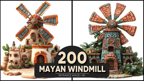 Mayan Windmill 4K Reference/Concept Images