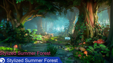 Stylized Summer Forest Asset Pack