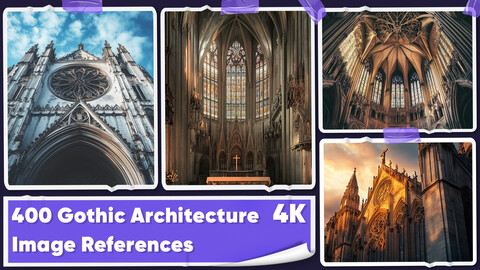 400 Gothic Architecture Image References - Vol 01