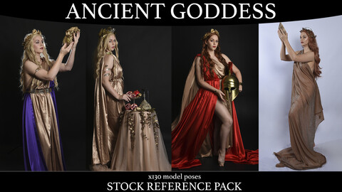 x130 Ancient Greek Goddess - Stock Model Reference Pack