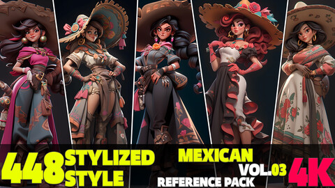 448 4K Mexican Reference Pack Vol.03