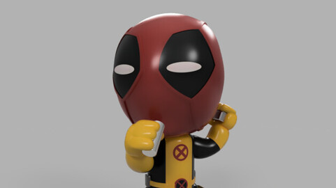 Mini Deadpool / X Men Uniform