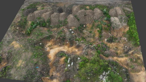 construction-site terrain debris RAW photogrammetry