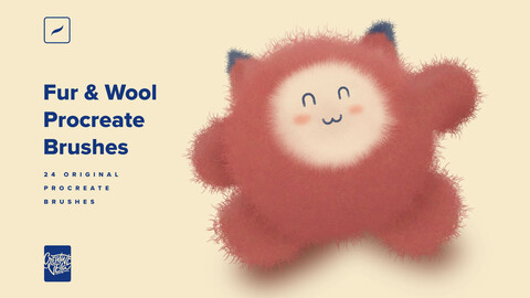 Fur & Wool Procreate Brushes