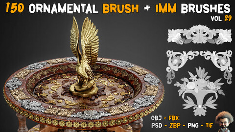 150 Ornamental Brush + Imm Brushes - Vol 29