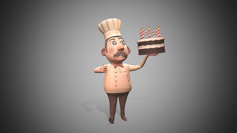 3D Cartoon Chef