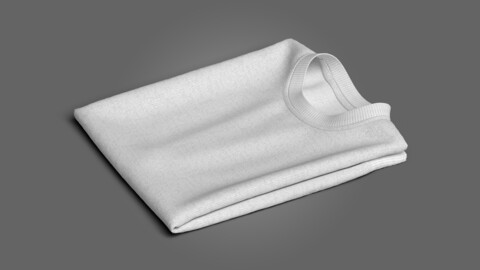 Folded Sweatshirt 3D Model