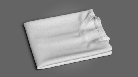 Folded T_Shirt 3D Model