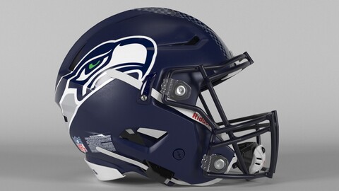 SEATTLE SEAHAWKS Helmet Football NFC WEST PBR