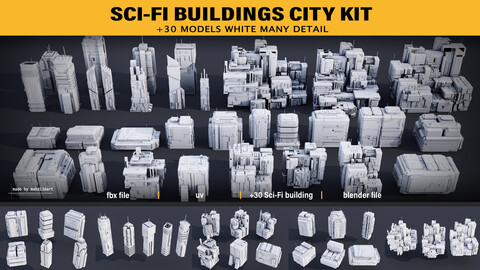 SCI-FI BUILDINGS CITY KIT