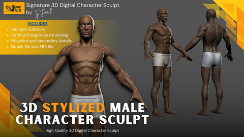 3D Stylized Character Sculpt