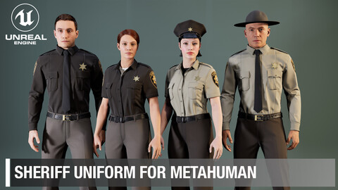 Sheriff Uniform For MetaHuman