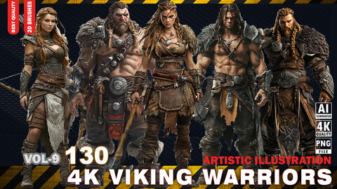 130 4K VIKING WARRIORS - VOL9