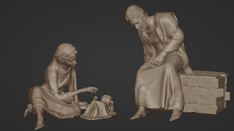 NATIVITY SCENE - 3D PRINT STL