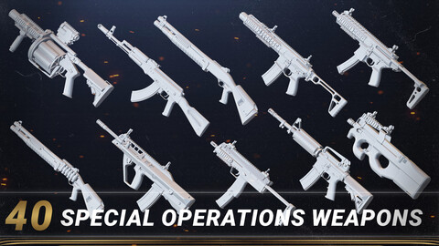 40 High Details Special Operations Weapons