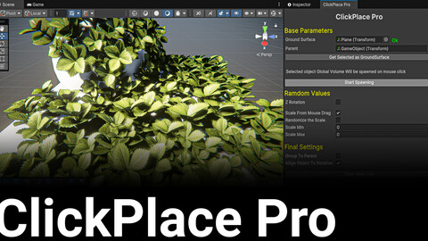 ClickPlace Pro Beta (Unity API)