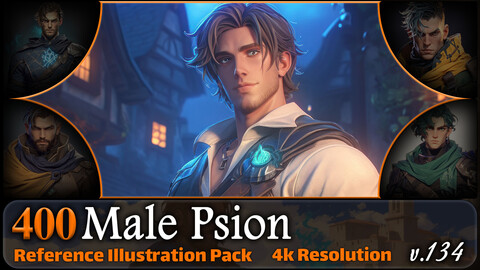 400 Male Psion Reference Pack | 4K | v.134