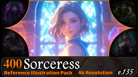 400 Sorceress Reference Pack | 4K | v.135