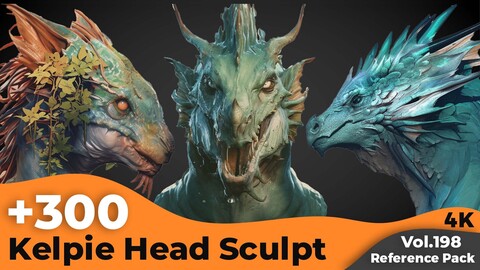 +300 Kelpie Head Sculpt Concept(4k)