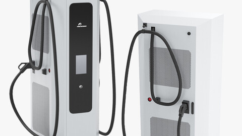 Power Electronics Nb 240 Advanced DC EV Charging Station | 3D Model