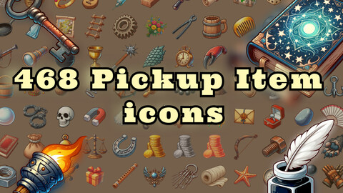 2D Icons - Pickup Items