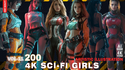 200 4K SCI-FI GIRLS - VOL 11