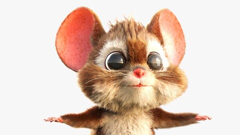 Cartoon Mouse Tutorial using 3ds max/ V-Ray and Ornatrix 8