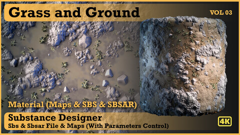 Grass and Ground - Vol  03 - SBS & Sbsar & Maps