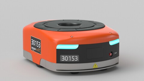 Amazon Kiva Robot 3D Model