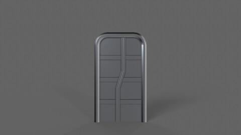 PBR Sci-Fi Door 1