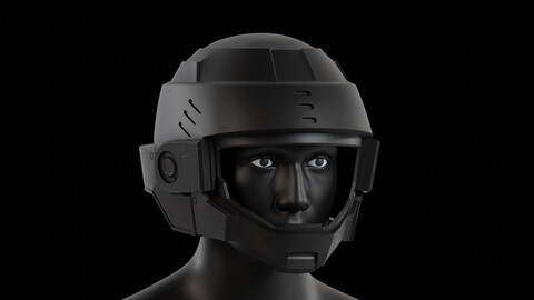 Starship Trooper Helmet Printable STL 3d