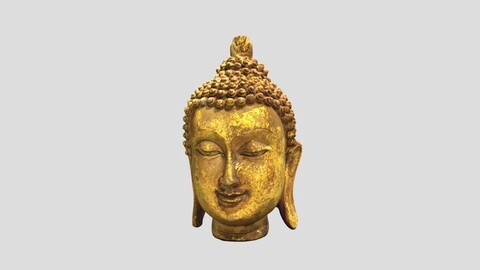 Gold Headed Buddha - Photogrammetry Test 2019 - Free download