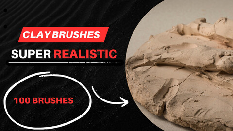 100 Clay Brushes For Zbrush