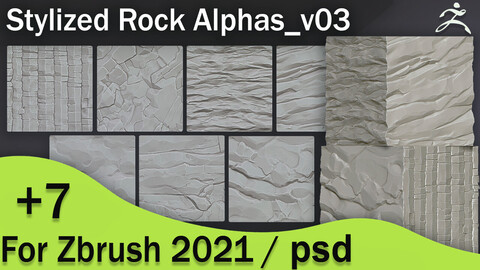 Stylized Rock Alphas_v03