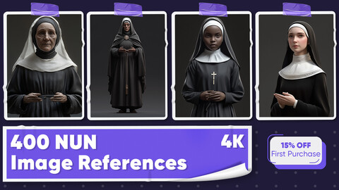 400 Nun Image References - Vol 01