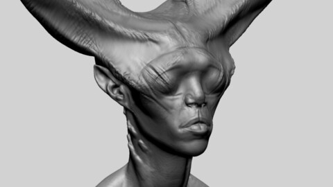 Female Creature Bust B