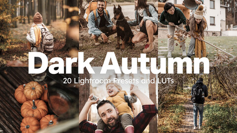 20 Dark Autumn LUTs & Lightroom Presets