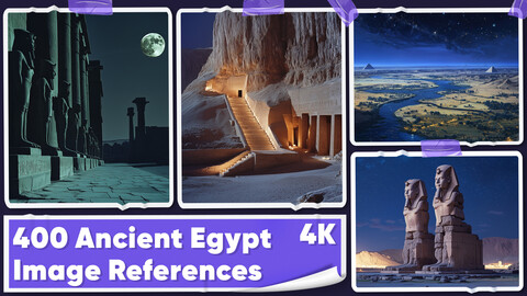 400 Ancient Egypt Image References - Vol 01