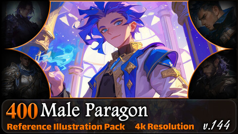 400 Male Paragon Reference Pack | 4K | v.144