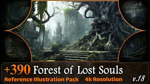 390 Forest of Lost Souls Reference Pack | 4K | v.18