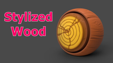 Stylized Wood Material