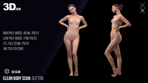 Clean 3D Body Scan | Sutton Underwear