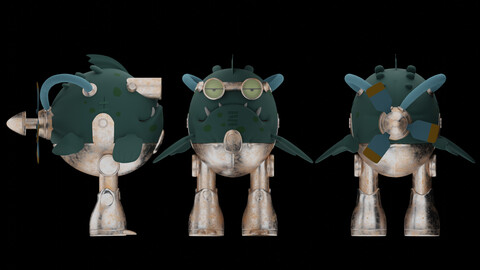 Piranha Prototype: The Cybernetic Swim 3D Model