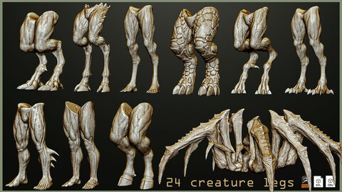 24 - Creature+Monster+Demon Legs ZTL+OBJ+ST 24 - Creature+Monster+Demon Legs ZTL+OBJ+ST